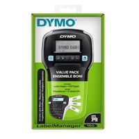 DYMO LabelManager 160 Value Pack met 3 D1-Bänder 12mm Qwertz - thumbnail