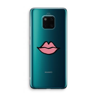Kusje: Huawei Mate 20 Pro Transparant Hoesje
