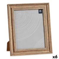 Fotolijsten Gift Decor Bruin Koper Hout Glas Kristal polyestyreen Plastic (6 Stuks)
