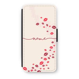 Kusjes: iPhone 8 Flip Hoesje