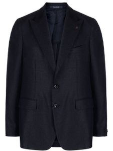 Tagliatore blazer boutonné à revers pointus - Bleu