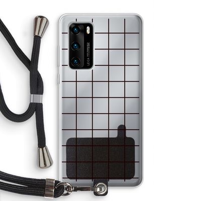 Rooster: Huawei P40 Transparant Hoesje met koord