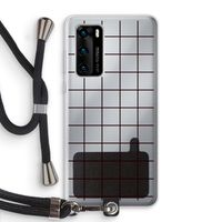Rooster: Huawei P40 Transparant Hoesje met koord