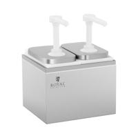 Sausdispenser - 2 pompen - 2 x 2 L