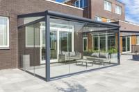 Aluminium terrasoverkapping Montreal 506x300 cm antraciet RAL7024- - Aluminium- Tuindeco