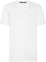 Philipp Plein t-shirt Gothic à logo brodé - Blanc - thumbnail