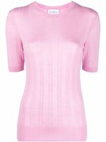 Ferragamo haut en maille à motif Gancini - Rose
