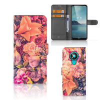 Nokia 3.4 Hoesje Bosje Bloemen