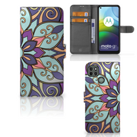 Motorola Moto G9 Power Hoesje Purple Flower