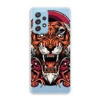 Tiger and Rattlesnakes: Samsung Galaxy A73 Transparant Hoesje