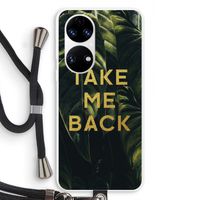 Take me back: Huawei P50 Transparant Hoesje met koord