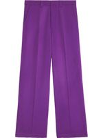 AMI Paris pantalon de costume à coupe ample - Violet - thumbnail