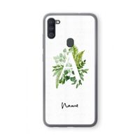 Green Brush: Samsung Galaxy A11 Transparant Hoesje Green Brush: Samsung Galaxy A11 Transparant Hoesje