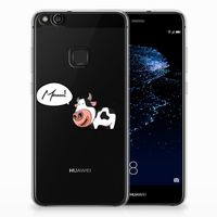 Huawei P10 Lite Telefoonhoesje met Naam Cow