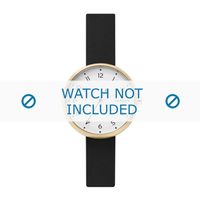 Horlogeband Skagen SKW2626 Leder Zwart 14mm - thumbnail