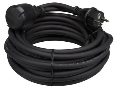 Rubber verlengkabel 10 m 3g2.5 penaarde - Velleman