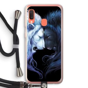 Brotherhood: Samsung Galaxy A20e Transparant Hoesje met koord