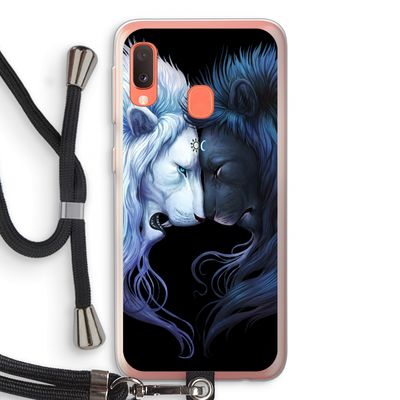 Brotherhood: Samsung Galaxy A20e Transparant Hoesje met koord