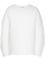 Natasha Zinko Monster padded-design sweatshirt - Blanc