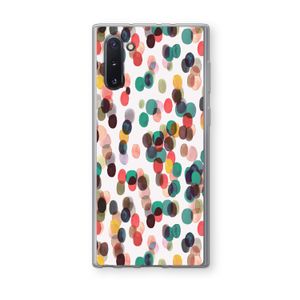 Tropical Dots: Samsung Galaxy Note 10 Transparant Hoesje