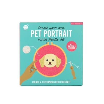 Gift Republic DIY kit - Honden Punch Needle