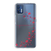 Kusjes: Motorola Moto G9 Plus Transparant Hoesje