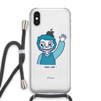 Zwaai: iPhone XS Transparant Hoesje met koord