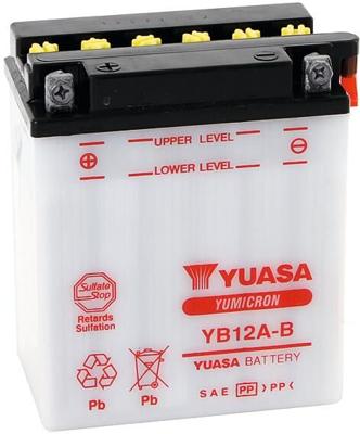 YUASA batterij "yb12a-b". battery yb12a-b standard without sp