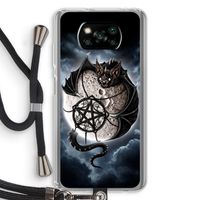 Volle maan: Xiaomi Poco X3 NFC Transparant Hoesje met koord