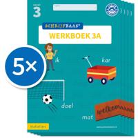 Schrijfbaas Blokletters Werkboek 3A (Set van 5) (Paperback)