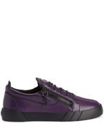 Giuseppe Zanotti baskets Frankie en cuir - Violet - thumbnail