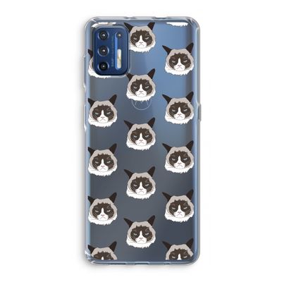 It's a Purrr Case: Motorola Moto G9 Plus Transparant Hoesje