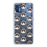 It's a Purrr Case: Motorola Moto G9 Plus Transparant Hoesje