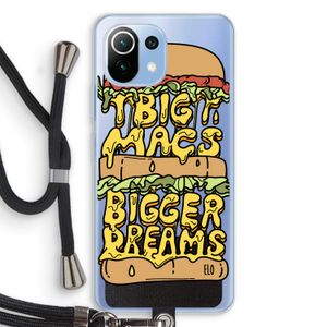 Big Macs Bigger Dreams: Xiaomi Mi 11 Lite Transparant Hoesje met koord