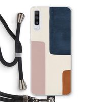 Geo #5: Samsung Galaxy A70 Transparant Hoesje met koord