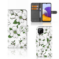 Samsung Galaxy A22 4G | M22 Hoesje Dogwood Flowers - thumbnail