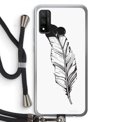 Pluim: Huawei P Smart (2020) Transparant Hoesje met koord
