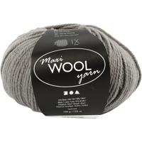 Creativ Company Wolgaren, l: 125 m, grijs, 100 gr/ 1 bol