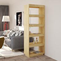 Boekenkast / kamerscherm 60x35x167 cm massief grenenhout