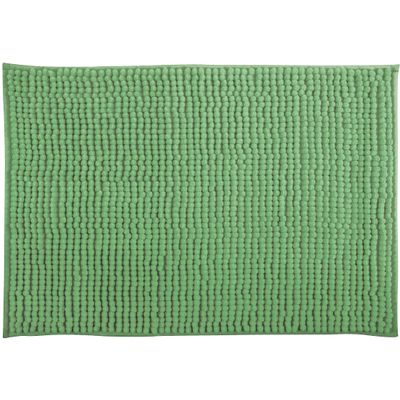 Badkamerkleedje/badmat tapijt - kleedje voor op de vloer - groen - 60 x 90 cm