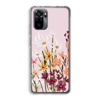 Painted wildflowers: Xiaomi Redmi Note 10 Pro Transparant Hoesje