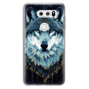 Darkness Wolf: LG V30 Transparant Hoesje