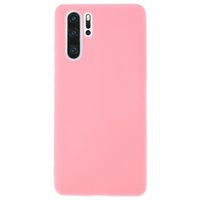 Huawei P30 Pro Anti-Vingerafdruk Mat TPU Hoesje - Roze