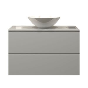 Badkamermeubelset Gliss Zeus 90 cm Hoogglans Wit Met Waskom