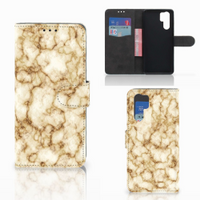 Huawei P30 Pro Bookcase Marmer Goud