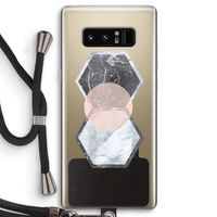 Creatieve toets: Samsung Galaxy Note 8 Transparant Hoesje met koord