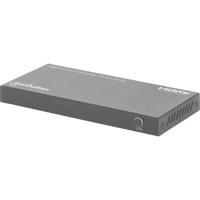 Manhattan 208369 HDMI-splitter Met status-LEDs, Ultra HD-geschikt 3840 x 2160 Pixel Zwart