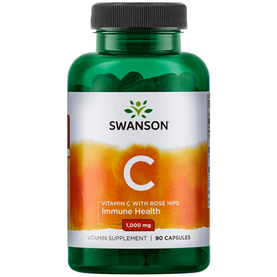 Vitamine C 1000mg W/rh | Swanson | 90ct