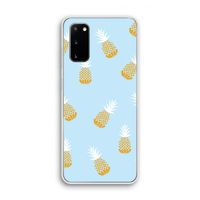 Ananasjes: Samsung Galaxy S20 Transparant Hoesje Ananasjes: Samsung Galaxy S20 Transparant Hoesje