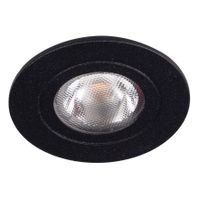 BR0041 LED-inbouwspot 2,2W 2700K IP44 Zwart